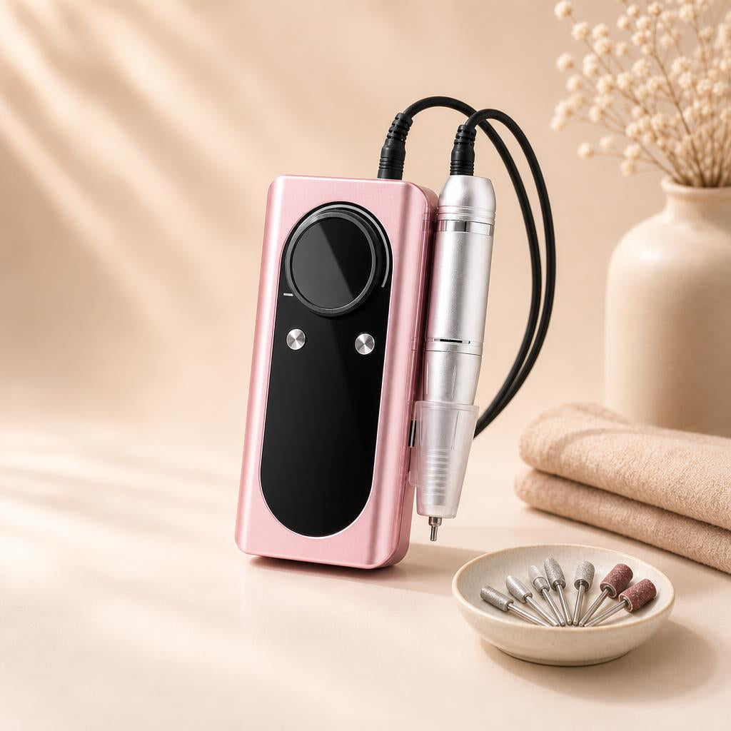 Rechargeable nail drill, pink